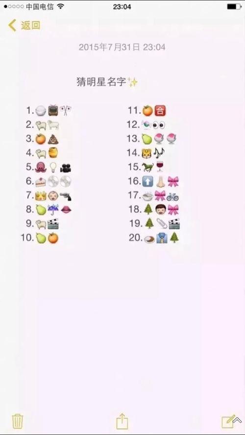 脑筋急转弯猜明星名字