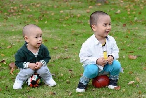 大宝二宝吃瓜姿势,萌态十足引网友热议